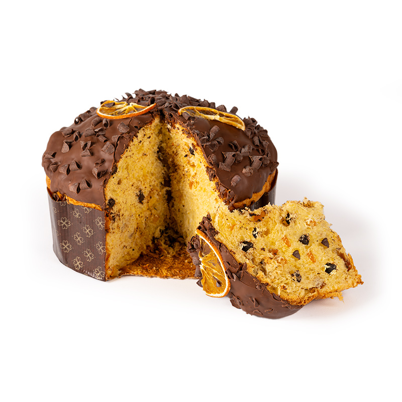Panettone cioccolato fondente e arancia