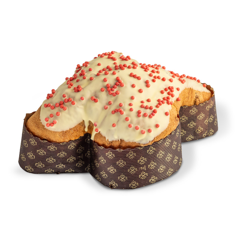 Colomba fragoline e cioccolato bianco