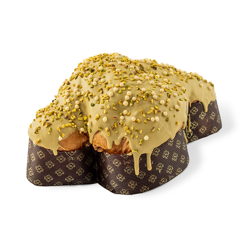 Colomba pistacchio e cioccolato bianco
