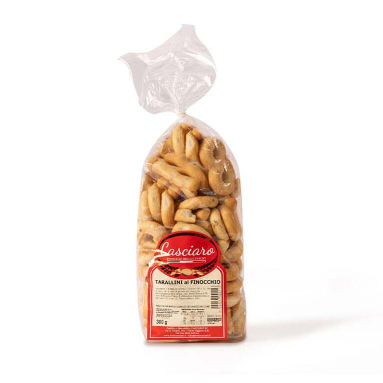 Tarallini al finocchio 300g