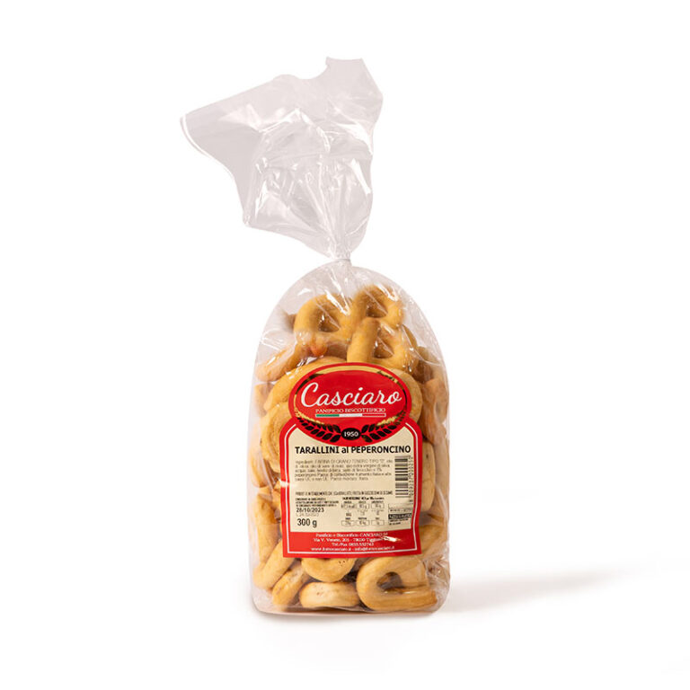 Tarallini al peperoncino 300g